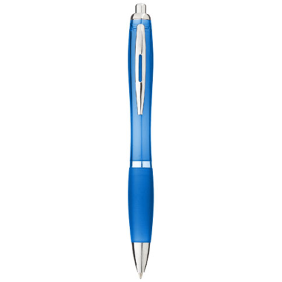 NASH BALL PEN COLOUR BARREL AND GRIP (BLUE INK) in Aqua Blue