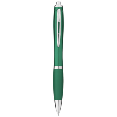 NASH BALL PEN COLOUR BARREL AND GRIP (BLUE INK) in Green