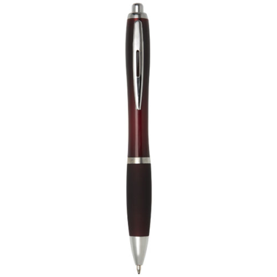 NASH BALL PEN with Colour Barrel & Grip (Black Ink) in Merlot