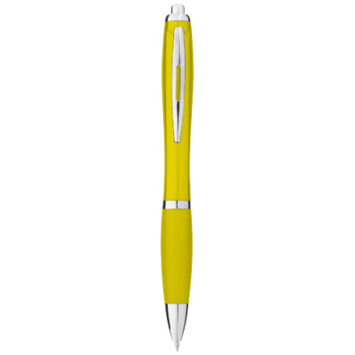 NASH BALL PEN with Colour Barrel & Grip (Black Ink) in Yellow