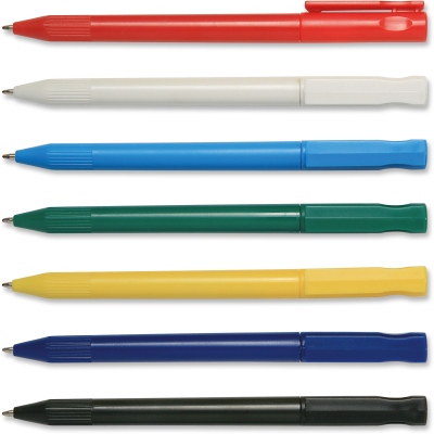 OASIS EXTRA TWIST ACTION PLASTIC BALL PEN in Solid