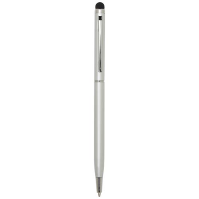 ORE ALUMINIUM METAL BALL PEN with Stylus in Silver