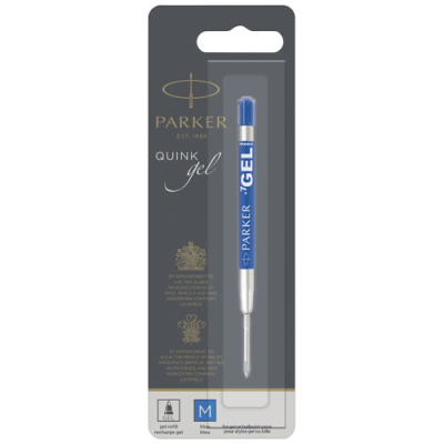 PARKER GEL BALL PEN REFILL in Silver & Light Blue