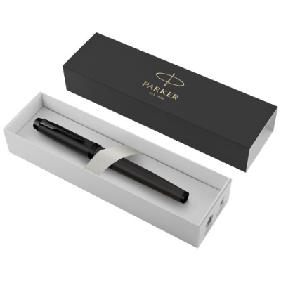 PARKER IM ACHROMATIC ROLLERBALL PEN in Solid Black