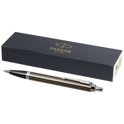 PARKER IM BALL PEN in Espresso & Solid Black