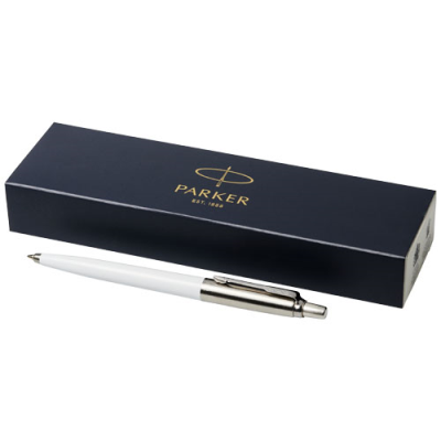 PARKER JOTTER BALL PEN in White & Silver