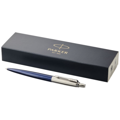 PARKER JOTTER BOND STREET BALL PEN in Navy & Silver