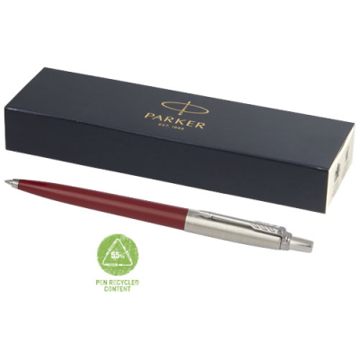 PARKER JOTTER RECYCLED BALL PEN (BLACK INK) in Dark Red