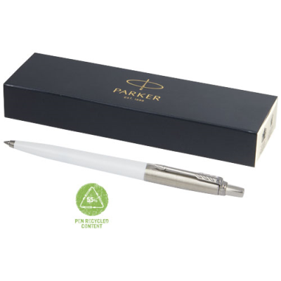 PARKER JOTTER RECYCLED BALL PEN (BLACK INK) in White