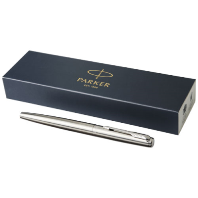 PARKER JOTTER STAINLESS STEEL METAL FOUNTAIN PEN (BLUE INK) in Stainless Steel & Chrome