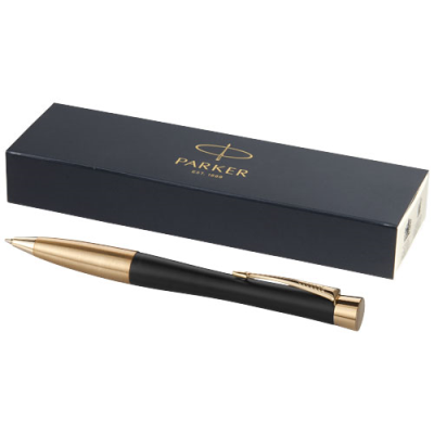 PARKER URBAN BALL PEN in Solid Black & Gold