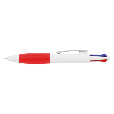 PAXOS 4-COLOUR BALL PEN in Red