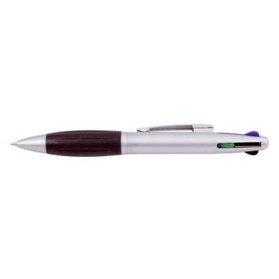 PAXOS 4-COLOUR BALL PEN in Silver