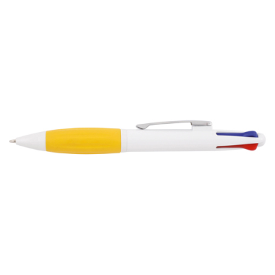 PAXOS 4-COLOUR BALL PEN in Yellow