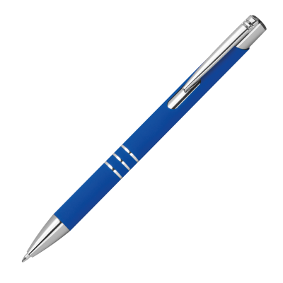 PEN with Rubber Surface in Blue