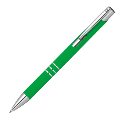 PEN with Rubber Surface in Green