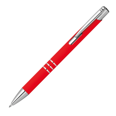 PEN with Rubber Surface in Red