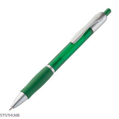 PLASTIC BALL PEN in Frosted Green