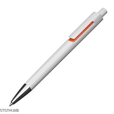 PLASTIC BALL PEN in Orange