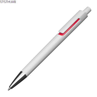 PLASTIC BALL PEN in Red