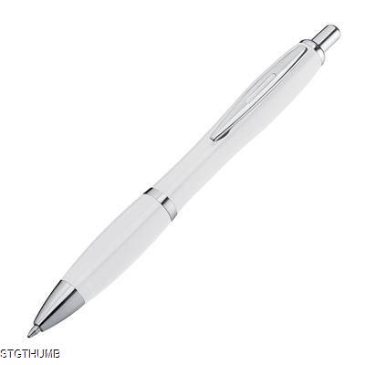 PLASTIC BALL PEN in White