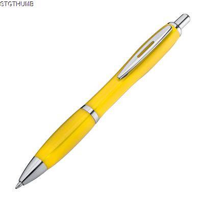 PLASTIC BALL PEN in Yellow