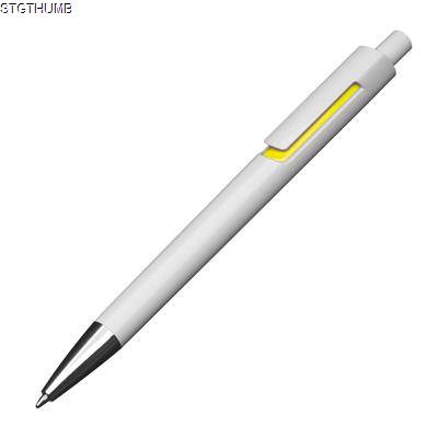 PLASTIC BALL PEN in Yellow