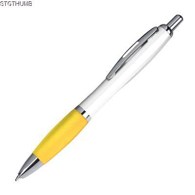 PLASTIC BALL PEN in Yellow