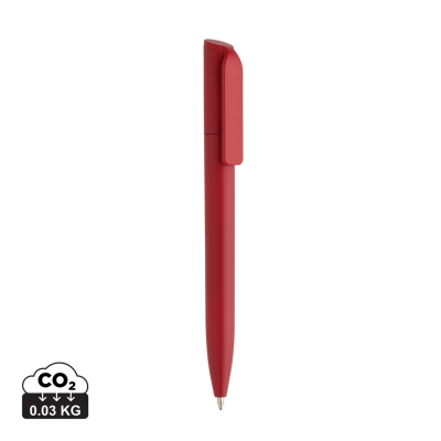 POCKETPAL GRS CERTIFIED RECYCLED ABS MINI PEN in Red