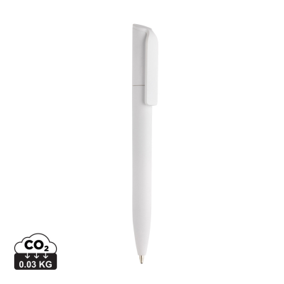 POCKETPAL GRS CERTIFIED RECYCLED ABS MINI PEN in White