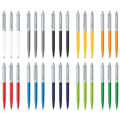 POINT METAL PUSH BALL PEN