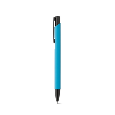 POPPINS SOFT TOUCH ALUMINIUM METAL BALL PEN in Light Blue