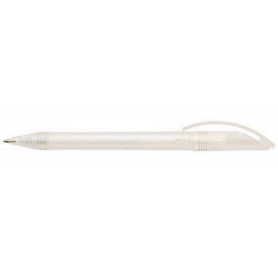 PRODIR TWIST ACTION BALL PEN in Clear Transparent Frosted Finish