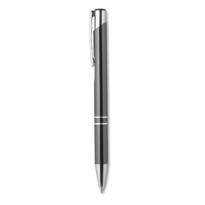 PUSH BUTTON ALUMINIUM METAL PEN in Silver