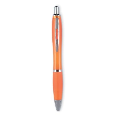 PUSH BUTTON BALL PEN in Orange