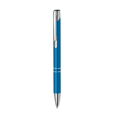 RECYCLED ALUMINIUM METAL BALL PEN in Blue