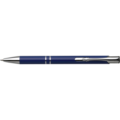 RECYCLED ALUMINIUM METAL BALL PEN in Cobalt Blue