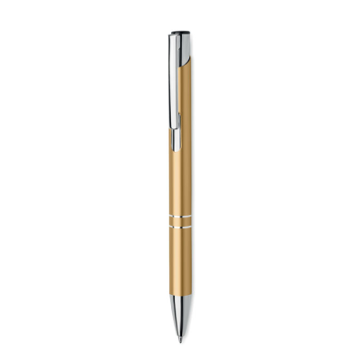 RECYCLED ALUMINIUM METAL BALL PEN in Gold