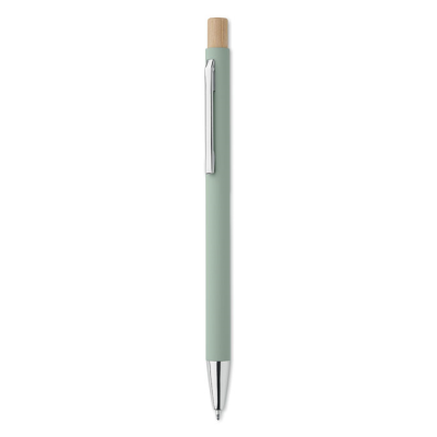 RECYCLED ALUMINIUM METAL BALL PEN in Green