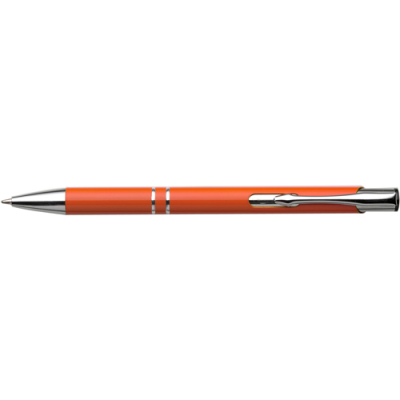 RECYCLED ALUMINIUM METAL BALL PEN in Orange