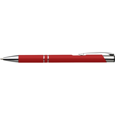 RECYCLED ALUMINIUM METAL BALL PEN in Red