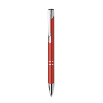 RECYCLED ALUMINIUM METAL BALL PEN in Red