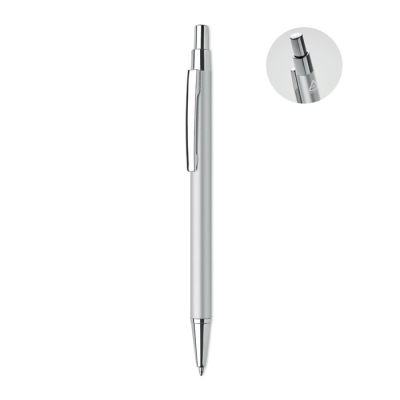 RECYCLED ALUMINIUM METAL BALL PEN in Silver