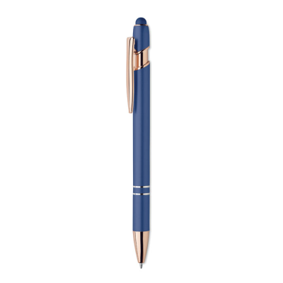 RECYCLED ALUMINIUM METAL PEN in Blue