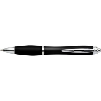 RECYCLED PLASTIC BALL PEN in Black