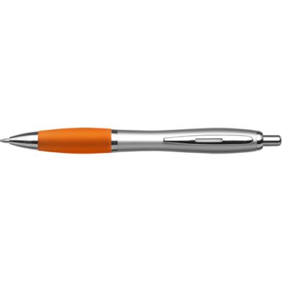 RECYCLED PLASTIC BALL PEN in Orange