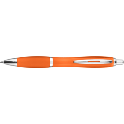 RECYCLED PLASTIC BALL PEN in Orange