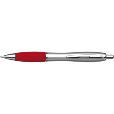 RECYCLED PLASTIC BALL PEN in Red