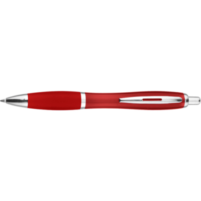 RECYCLED PLASTIC BALL PEN in Red