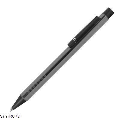 RETRACTABLE BALL PEN MADE OF METAL in Anthracite Grey